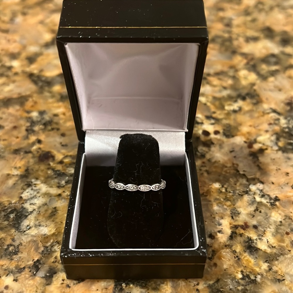 Silver Ring with Cubic Zirconias